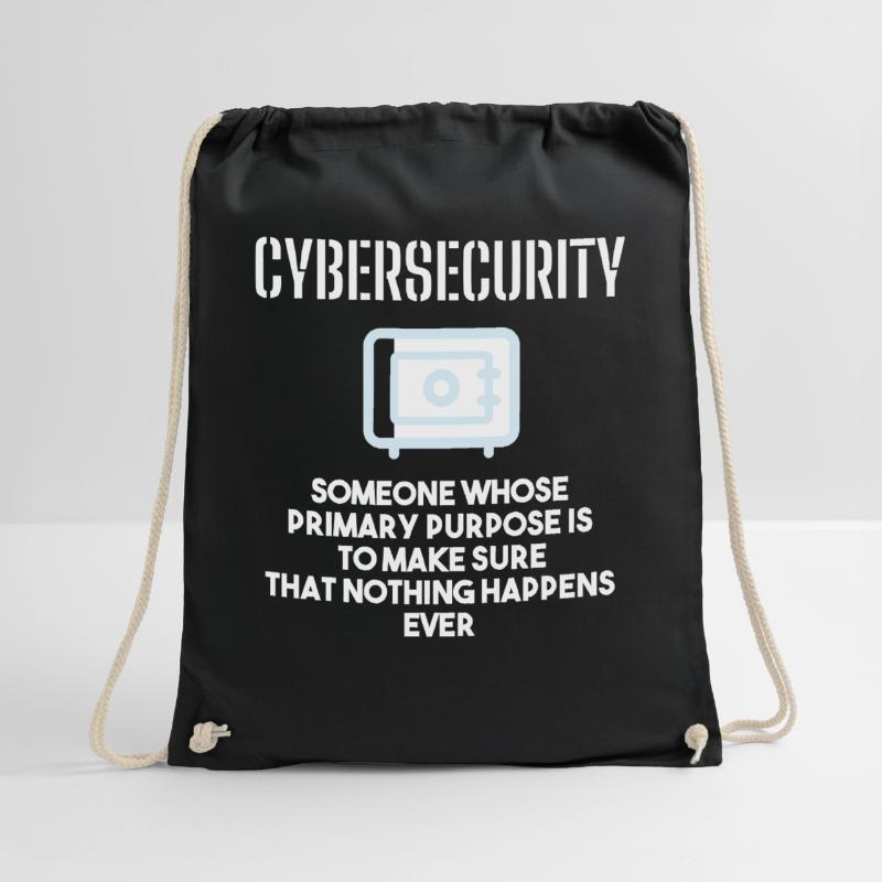 Cybersecurity - IT Security Computer Scientists Drawstring Bag