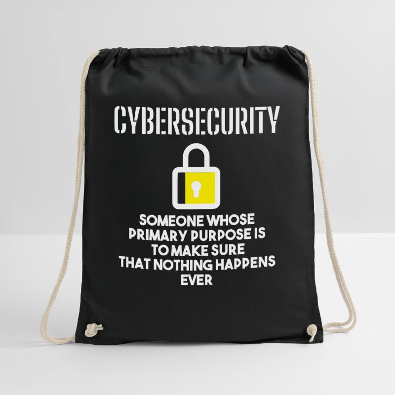 Cybersecurity - IT Security Computer Scientists Drawstring Bag