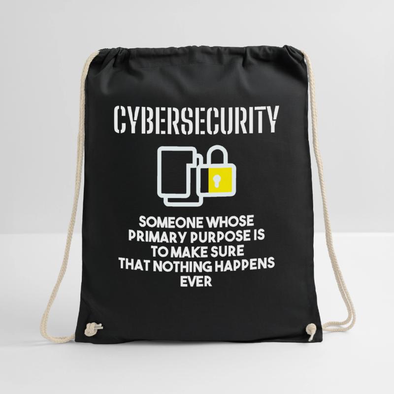Cybersecurity - IT Security Computer Scientists Drawstring Bag