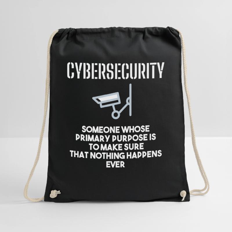 Cybersecurity - IT Security Computer Scientists Drawstring Bag