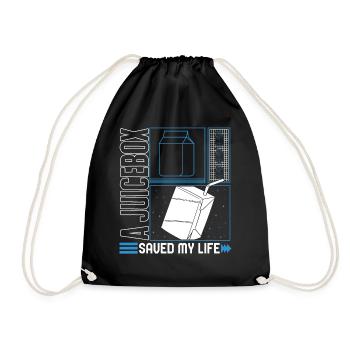 Diabetes Awareness Month Shirt, A Juice Box Saved - Drawstring Bag - black - Front
