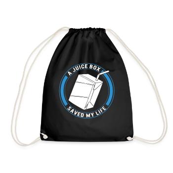 Diabetes Awareness Month Shirt, A Juice Box Saved - Drawstring Bag - black - Front