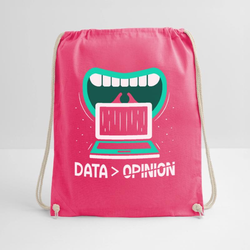 Data > Opinion Code Programmierer Coder Coding Turnbeutel