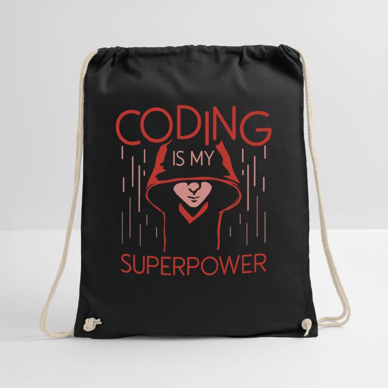 Coding Ist Meine Superkraft Programmierer Coder Turnbeutel