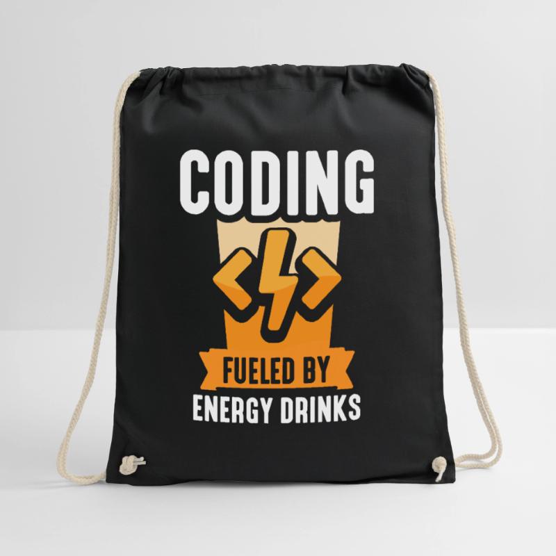 Programmieren Mit Energydrinks Coding Code Coder Turnbeutel