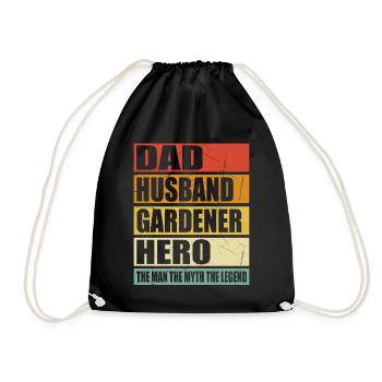 Père Mari Jardinier Tenu - Sac de sport léger - noir - Devant