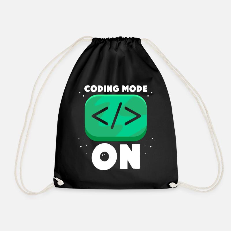 Mode de programmation Un programmeur Codeur de codage - Sac de sport léger - noir
