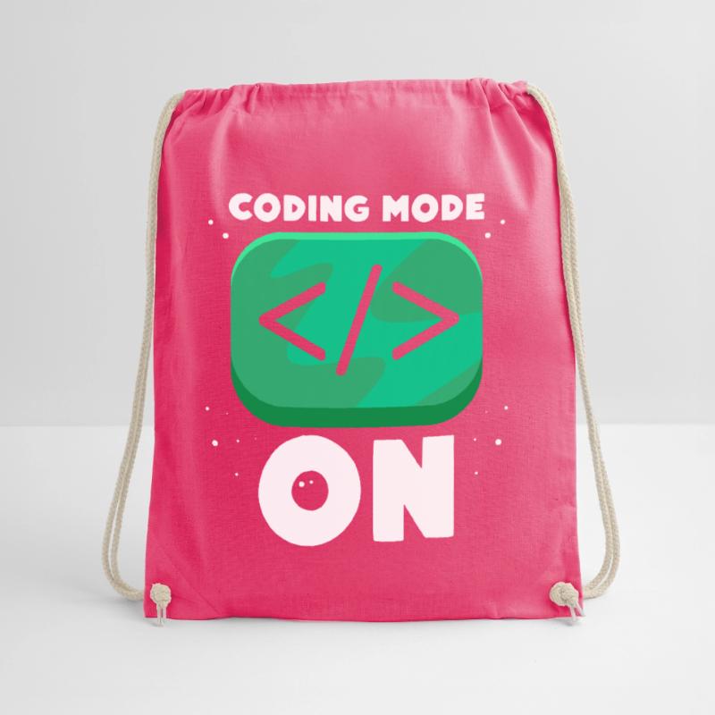 Programming Mode A Programmer Coding Coder Drawstring Bag