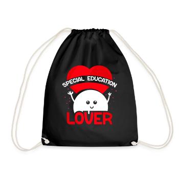 Special Education Lovers Teacher Special Education Teacher - Drawstring Bag - black - Front