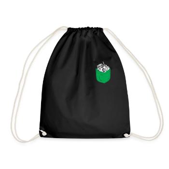 Tracteur de poche agricole agricole - Sac de sport léger - noir - Devant