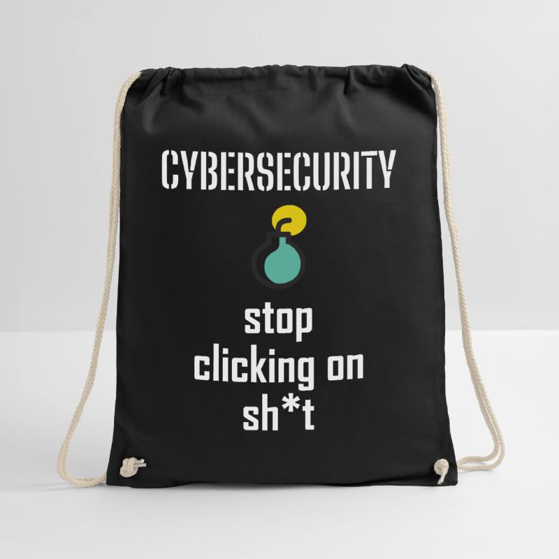 Cybersecurity - IT Security Computer Scientists Drawstring Bag
