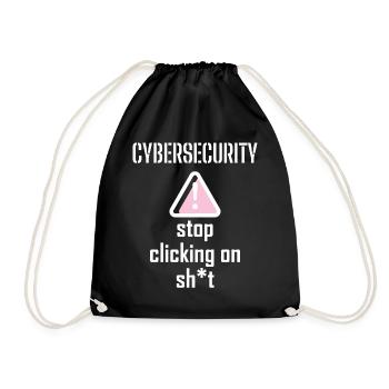 Cybersecurity - IT Security Computer Scientists - Drawstring Bag - black - Front