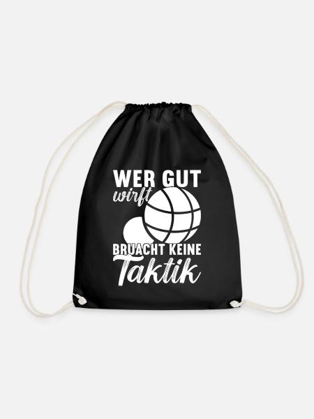 Boule Boulespieler - Turnbeutel - Schwarz