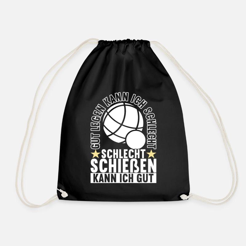 Boule Boulespieler - Turnbeutel - Schwarz