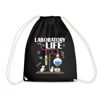 Chemistry Chemist - Drawstring Bag - black - Front
