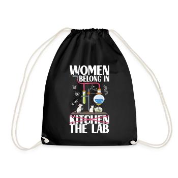 Chemistry Chemist - Drawstring Bag - black - Front