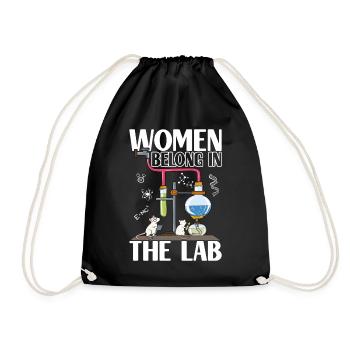 Chemistry Chemist - Drawstring Bag - black - Front
