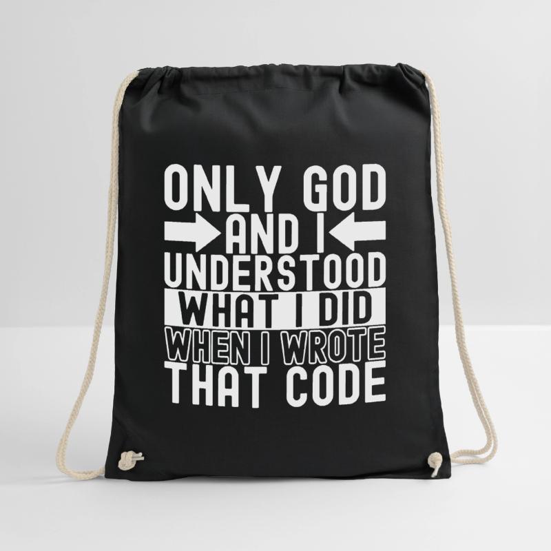 Programmer Computer Scientist Drawstring Bag