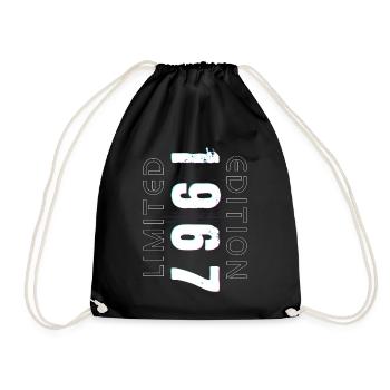 Édition Limitée Année de Naissance 1967 Cadeau Hommes - Sac de sport léger - noir - Devant