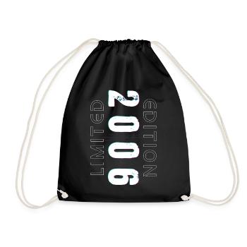 Limited Edition Year of Birth 2006 Gift Men - Drawstring Bag - black - Front