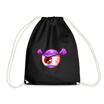 Un démon borgne un œil avec de minuscules ailes Costume - Sac de sport léger - noir - Devant