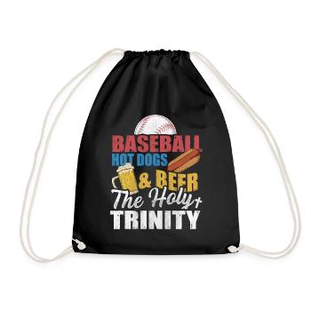 Hot-dogs de baseball et bière The Holy Trinity Baseball - Sac de sport léger - noir - Devant
