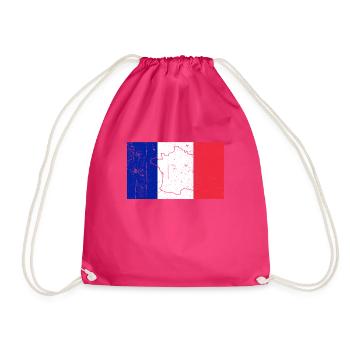 Drapeau de la France - Sac de sport léger - fuchsia - Devant