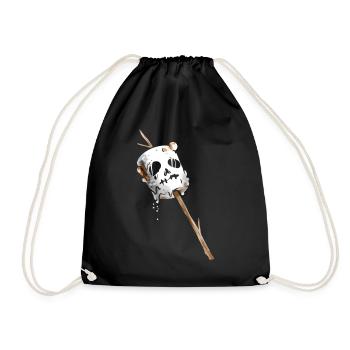 Jack O Lantern Ghost Marshmallow On A Stick On - Turnbeutel - Schwarz - Vorne