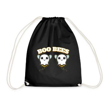 Boo Bees déguisées en costume fantôme Halloween - Sac de sport léger - noir - Devant