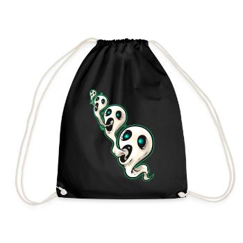 Crache sans fin des fantômes spirituels d’autres - Sac de sport léger - noir - Devant