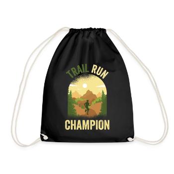 Trail Run Champion Runner Traillauf Running - Sac de sport léger - noir - Devant