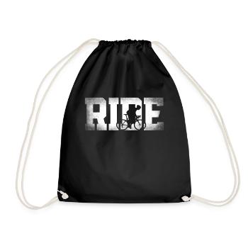 Drôle de vélo de route à vélo - Sac de sport léger - noir - Devant