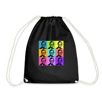 King Charles Colours - Turnbeutel - Schwarz - Vorne
