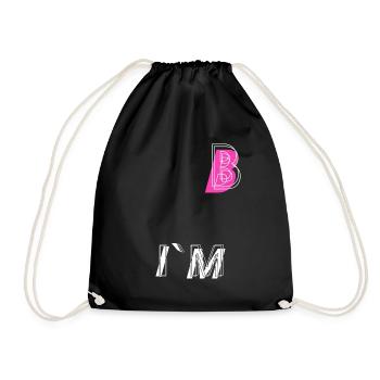 Je suis Bisexuel - Je suis B LGBT Tolérance Liberté - Sac de sport léger - noir - Devant