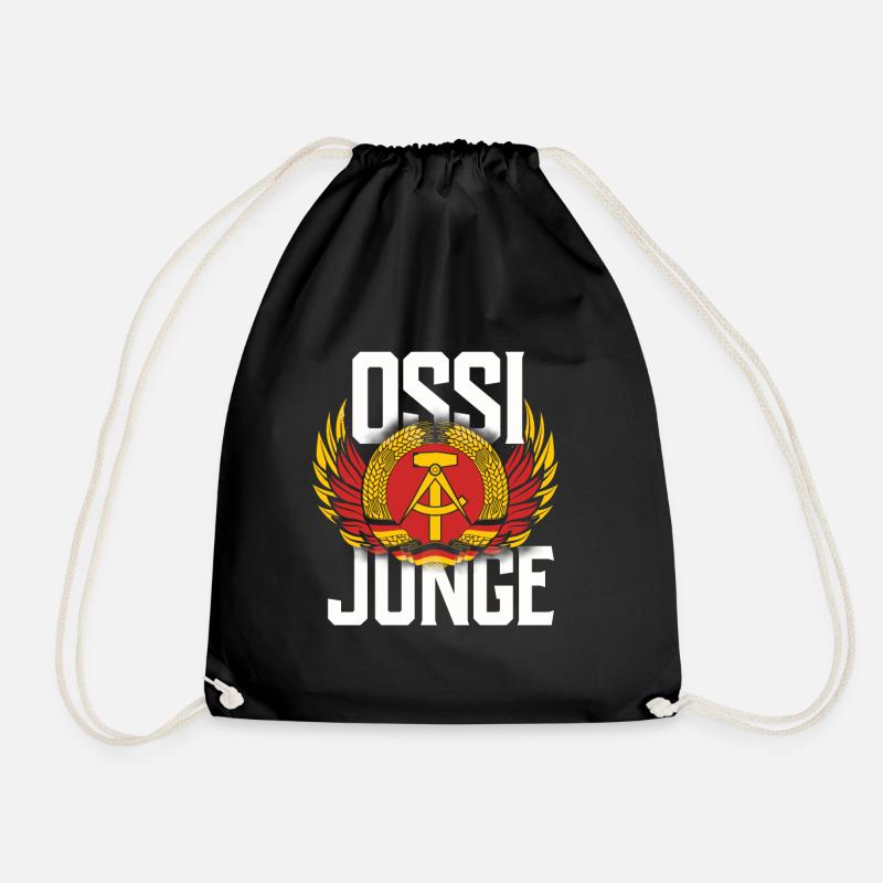 Ostdeutschland Geschenk Osten Ossi DDR Ostalgie - Turnbeutel - Schwarz