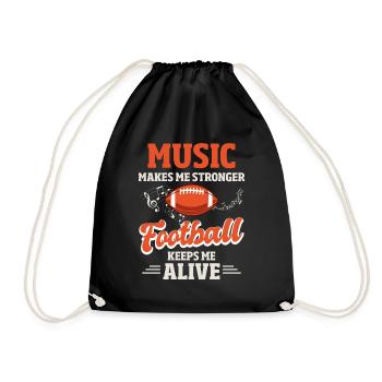 Sport Ball Game Entraîneur Musical Musicien - Sac de sport léger - noir - Devant