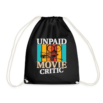 Film Critic Filmmaker Cinematographer - Drawstring Bag - black - Front