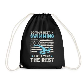 Entraîneur de natation Entraîneur sportif Athlétisme - Sac de sport léger - noir - Devant
