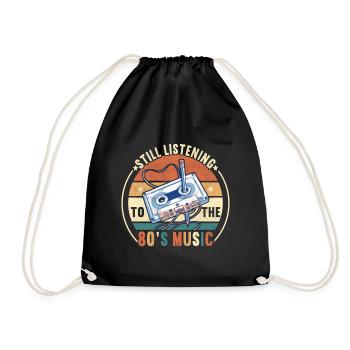 90s 90s 90s Party - Drawstring Bag - black - Front