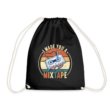 90s 90s 90s Party - Drawstring Bag - black - Front