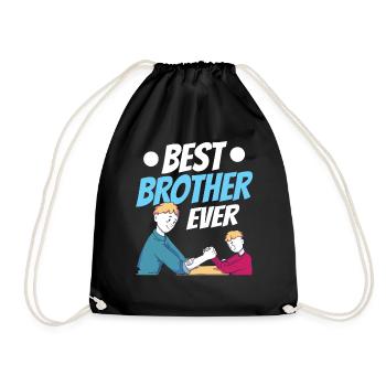 Bester Bruder Aller Zeiten Freund Brüder Team - Turnbeutel - Schwarz - Vorne
