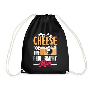 Sag Cheese Pour la Photographie Maman Photographe - Sac de sport léger - noir - Devant