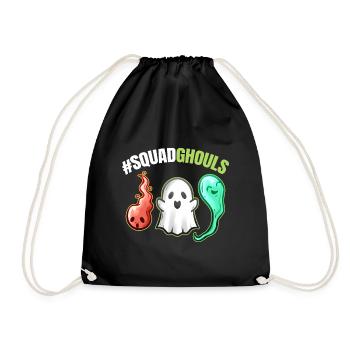 SquadGhouls Escouade De Goules Fantômes Esprits - Sac de sport léger - noir - Devant