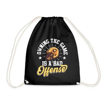 Casque de football - Sac de sport léger - noir - Devant