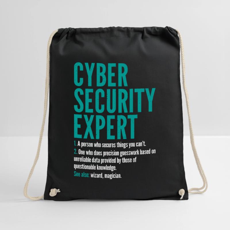 Cyber Security Expert Definition Coding Hacker Turnbeutel