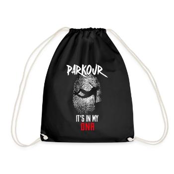 Parkour Free Running Traceur Dna - Turnbeutel - Schwarz - Vorne