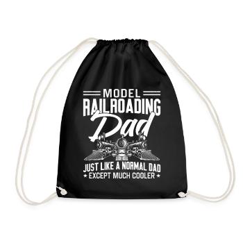 Conducteur de train à vapeur Trainspotting - Sac de sport léger - noir - Devant