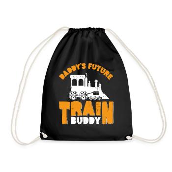 Conducteur de train à vapeur Trainspotting - Sac de sport léger - noir - Devant