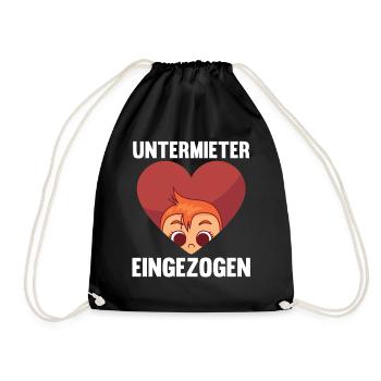Mutter Schwangerschaft Schwanger Werdende Mama - Turnbeutel - Schwarz - Vorne
