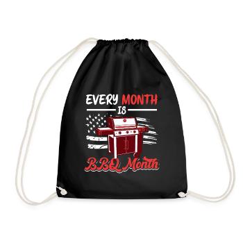 Grilling Smoking BBQ Mois Grill amateurs - Sac de sport léger - noir - Devant